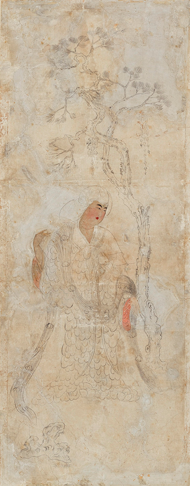 鳥毛立女屏風 第2扇