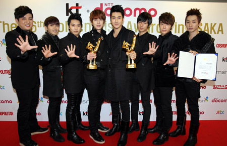 「ディスク音盤大賞」をはじめ4冠に輝いたSUPER JUNIOR