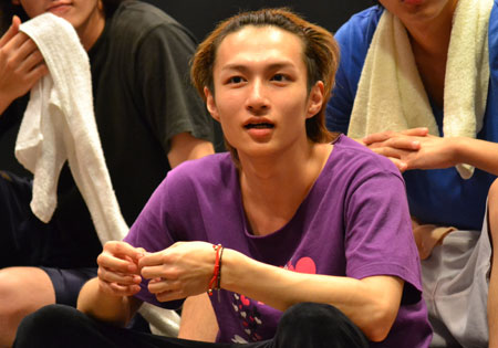 稽古場より。木戸邑弥