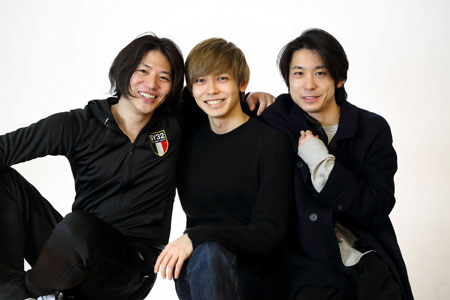 左から、青柳尊哉、猪塚健太、内田健司 撮影:交泰
