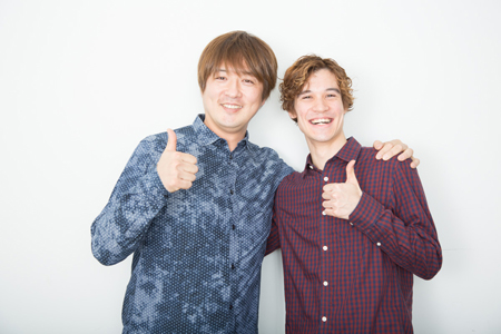 (画像左から)酒井一圭、スパイシーナカーノ 写真:石阪大輔