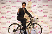 イオンのプライベートブランド『トップバリュー』の新CM発表会に出席した佐藤隆太