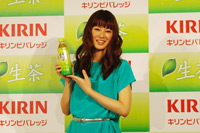 「キリン 生茶」新CM発表会より。北川景子