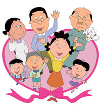 ありがとう45周年！みんなのサザエさん展　(C)長谷川町子美術館