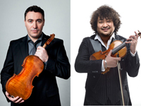 マキシム・ヴェンゲーロフ(写真左)、葉加瀬太郎(同右)