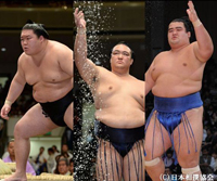 稀勢の里、琴奨菊、豪栄道の3大関