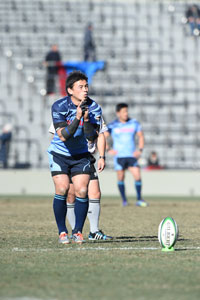 五郎丸歩(ヤマハ発動機ジュビロ) (C) JRFU,2015(photo by Kenji Demura)