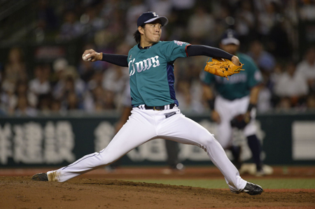 岸孝之(埼玉西武ライオンズ)　(c)SEIBU Lions