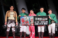 (画像左から）平子祐希、酒井健太、上島竜兵、肥後克広、寺門ジモン