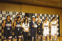 Bリーグオールスターゲーム2019記者会見に登壇した出席者一同