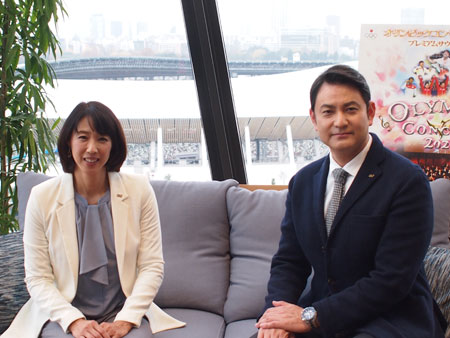 （画像左から）小谷実可子、藤本隆宏