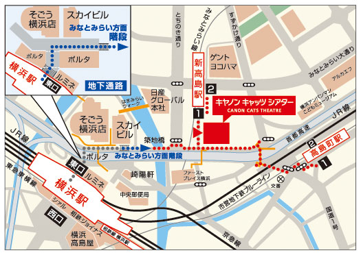 アクセスマップ　近隣図