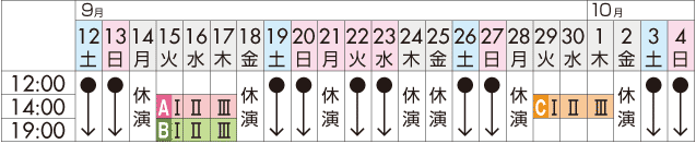 タイムテーブル