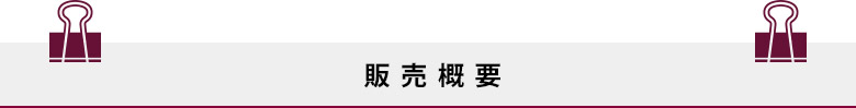 販売概要