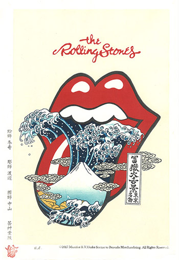 The Rolling Stones富嶽大舌景～赤舌～