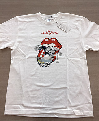 The Rolling Stones富嶽大舌景～赤舌Tシャツ