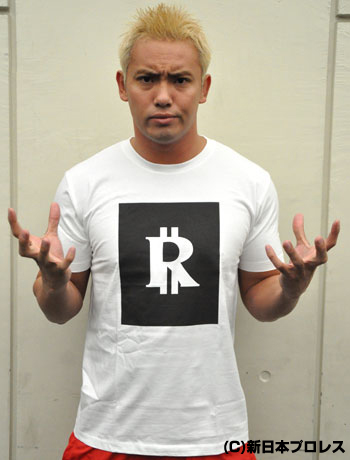 オカダ・カズチカ「RAINMAKER DOLLAR」Tシャツ