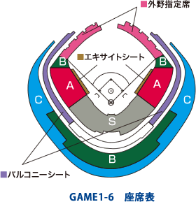 GAME1-6 座席表