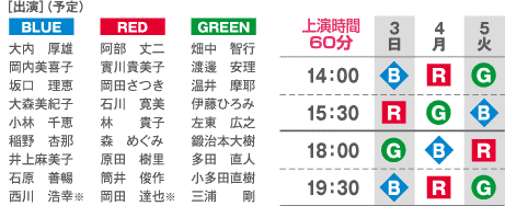 出演予定