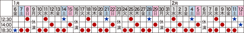 タイムテーブル