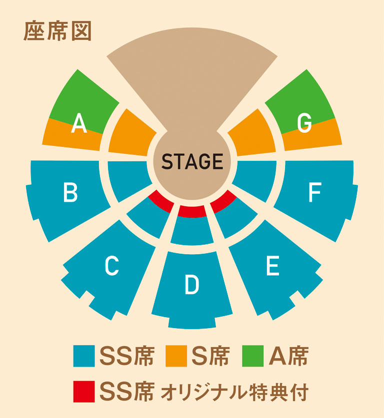 福岡公演 客席図