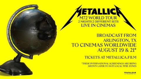 メタリカ M72 World Tour Live From Arlington, TX - A Two Night 