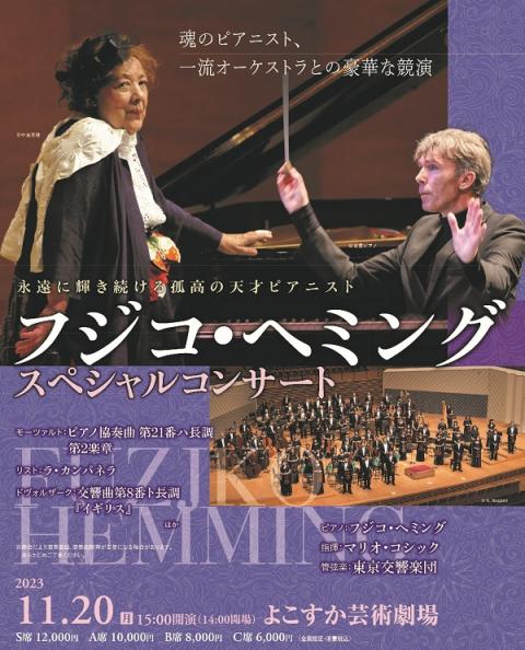 フジコ・ヘミング ピアノコンサートチケット - 国内アーティスト
