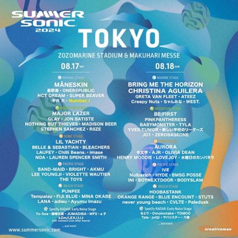 SUMMER SONIC 2024 | チケットぴあ[チケット購入・予約]