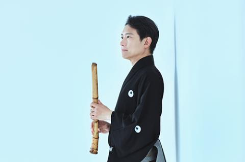 動作保証 尺八 銘あり 岳？ 藤巻 約51cm