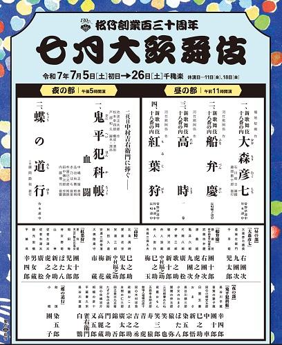 七月大歌舞伎(シチガツオオカブキ) | チケットぴあ[演劇 歌舞伎