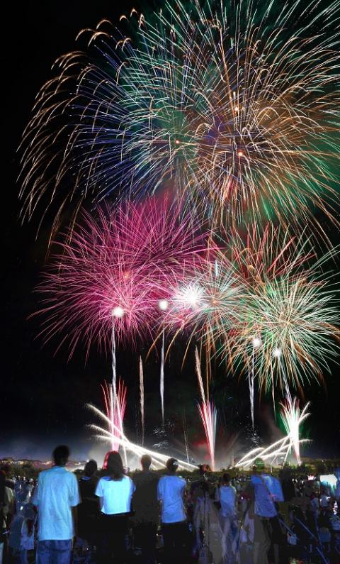 第７２回北日本新聞納涼花火高岡会場