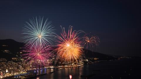 熱海城で見る！熱海海上花火大会２０２５