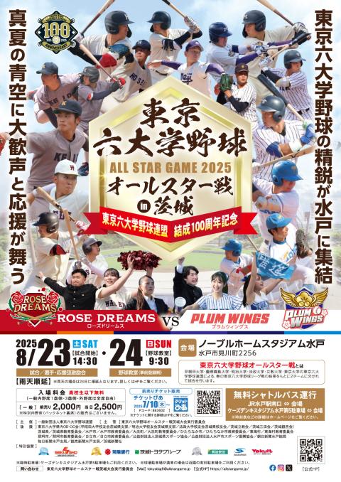 東京六大学野球オールスター戦 in 茨城(トウキョウロク