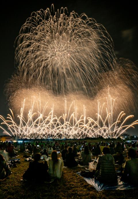 土浦の花火１００周年記念　第９４回土浦全国花火競技大会