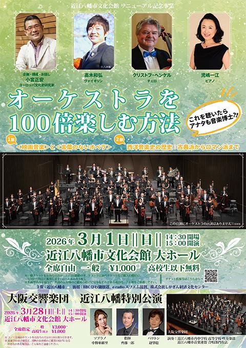 クリアポスター オーケストラ オーケストラを100倍楽しむ方法(オーケストラヲヒャクバイタノシム