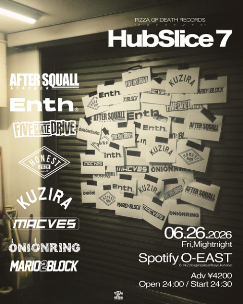 PIZZA OF DEATH RECORDS presents Hub