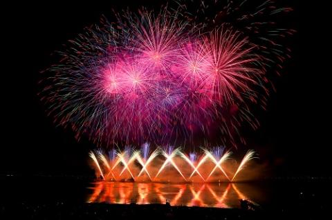第７８回諏訪湖祭湖上花火大会