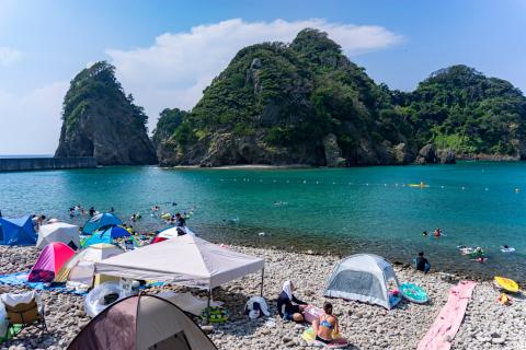 静岡県西伊豆町田子瀬浜海水浴場駐車場チケット９／１～９／２７