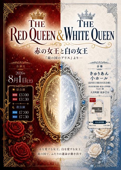 ＴＨＥ　ＲＥＤ　ＱＵＥＥＮ　＆　ＴＨＥ　ＷＨＩＴＥ　ＱＵＥＥＮ