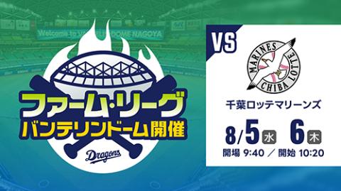 東京ヤクルトスワローズ対千葉ロッテマリーンズ ファーム・リーグ公式