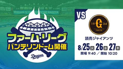 中日ドラゴンズ（1塁側）対読売ジャイアンツ（3塁側） 2026年