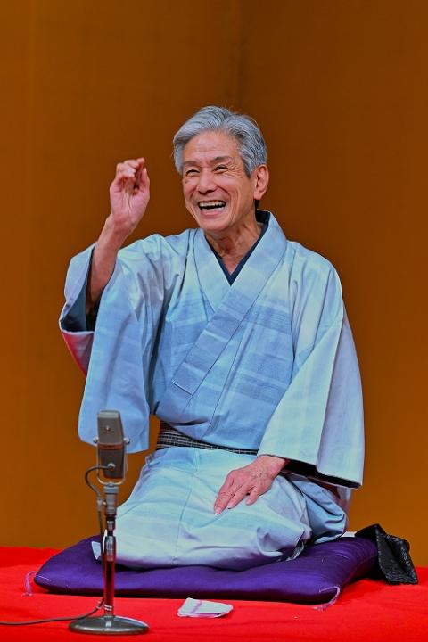 桂米團治 独演会のチラシ（表面）