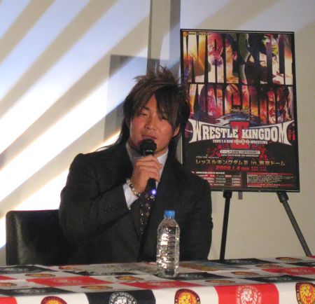 武藤敬司、菅林直樹氏、棚橋弘至