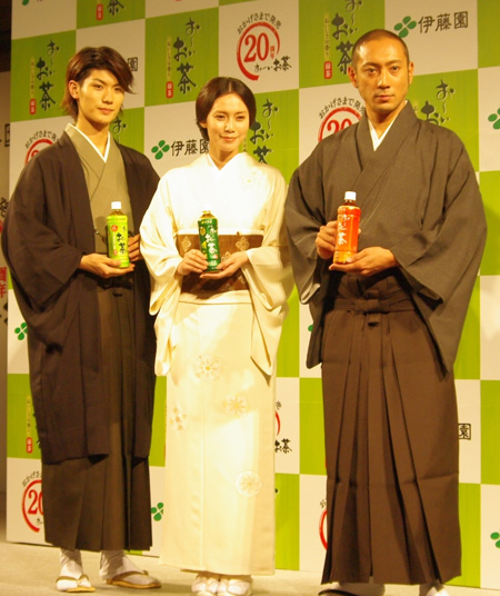 伊藤園「お～いお茶」の新CM発表記者会見