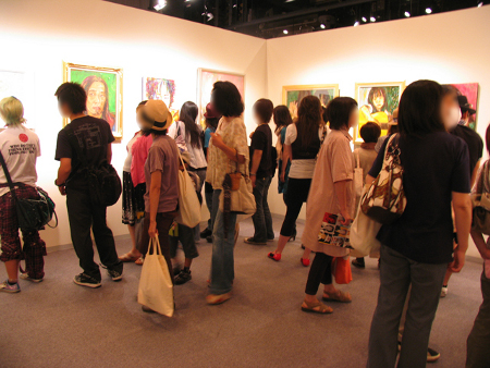 「個展 忌野清志郎の世界」会場の様子
