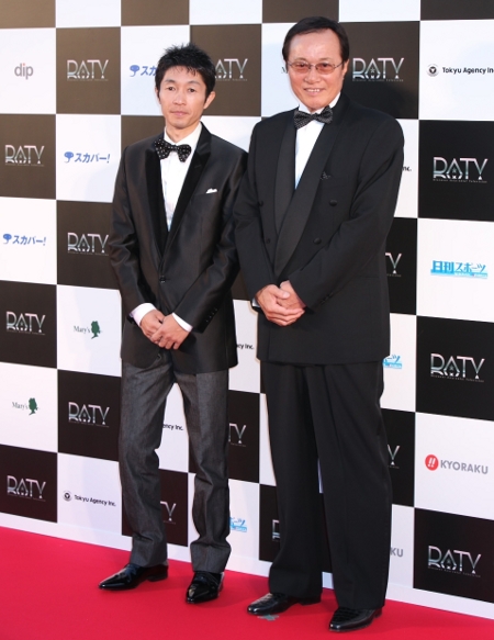 武豊(左)、釜本邦茂(右)　撮影:宮田浩史