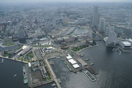 東京や横浜を一望できる