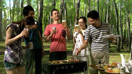 『キリン一番搾り』TVCMカット画像　イチロー