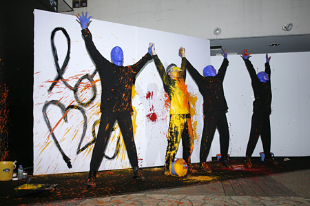 BLUE MAN GROUP 撮影:西山絵里