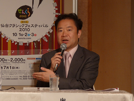 「仙台はクラシックやジャズなどの音楽に親しむ雰囲気がある街です。音楽祭を運営するボランティアの皆さんの活動も素晴らしい」と語る音楽評論家・奥田佳道
